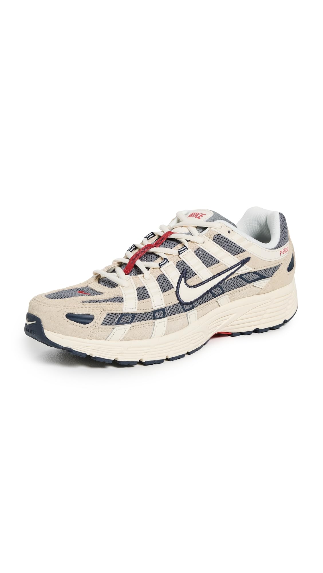 NIKE P-6000, Sneaker Hombre, Lt Khaki Pale Ivory Thunder Blue, 44 EU