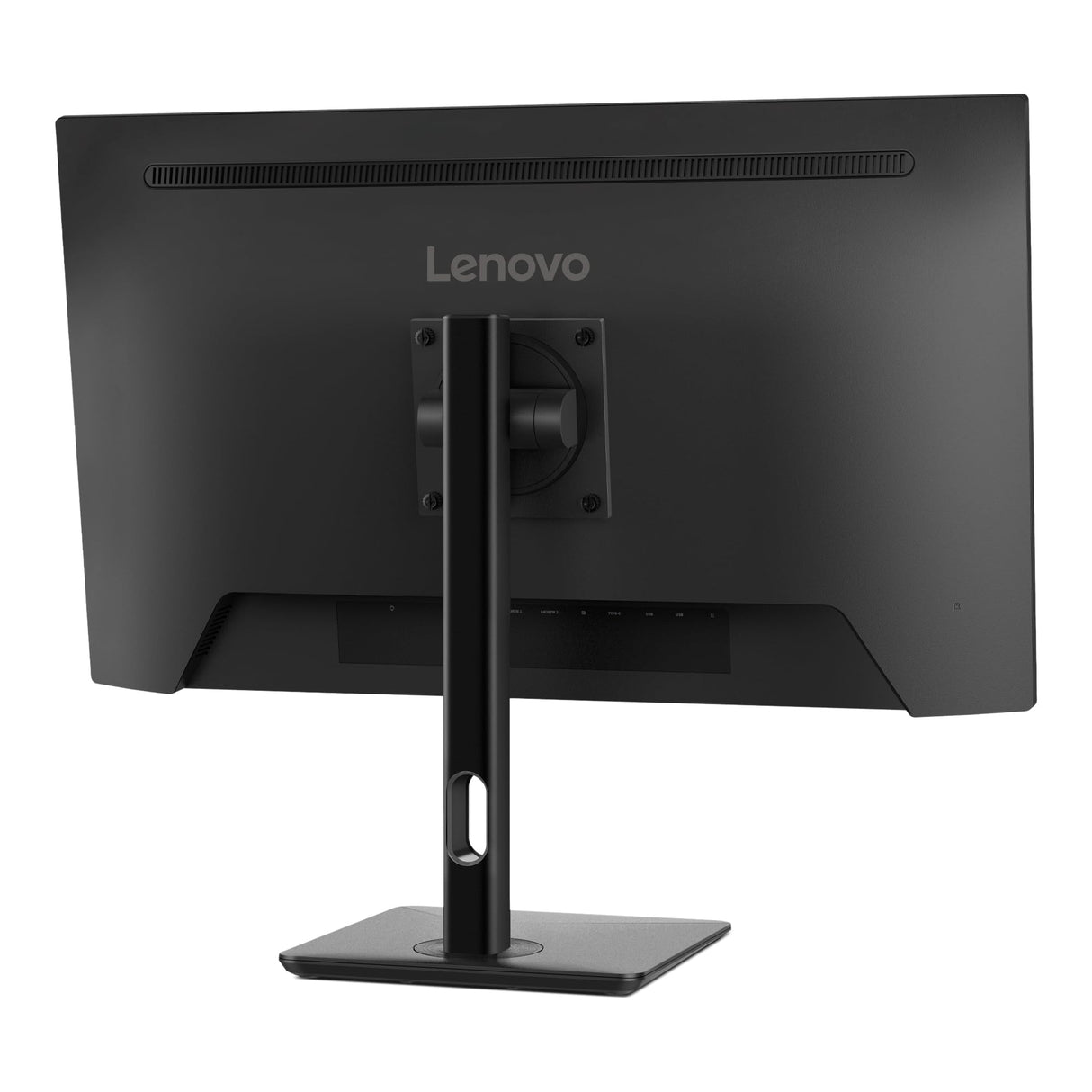 Lenovo N27p - Monitor 27" 4K (IPS, 40Hz, 4ms, 16:9, HDMI, DP, USB-C) Altavoces Integrados, Montaje VESA 100 mm, Soporte con Inclinación, Giro, Pivote y Ajuste de Altura - Negro