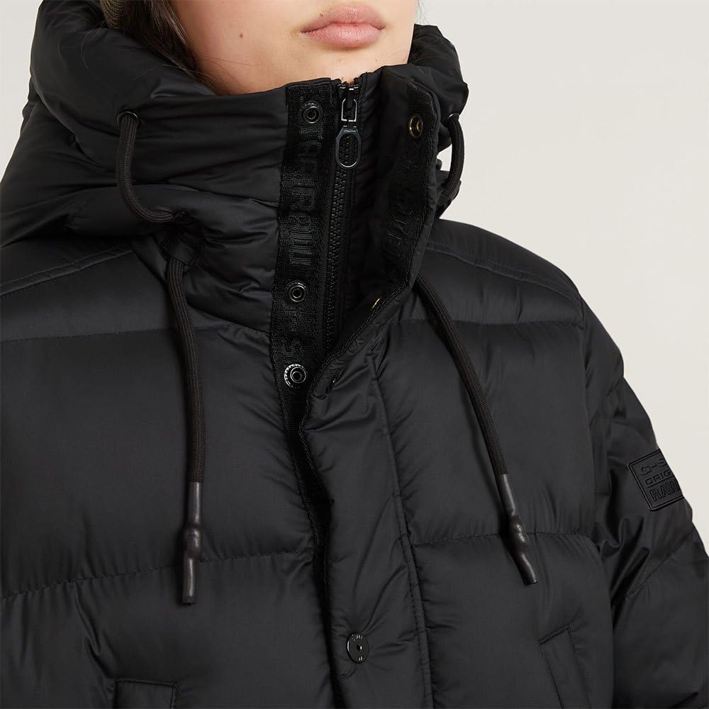 G-STAR Para Mujer Whistler Long Puffer, Negro (dk black D25190-B958-6484), M