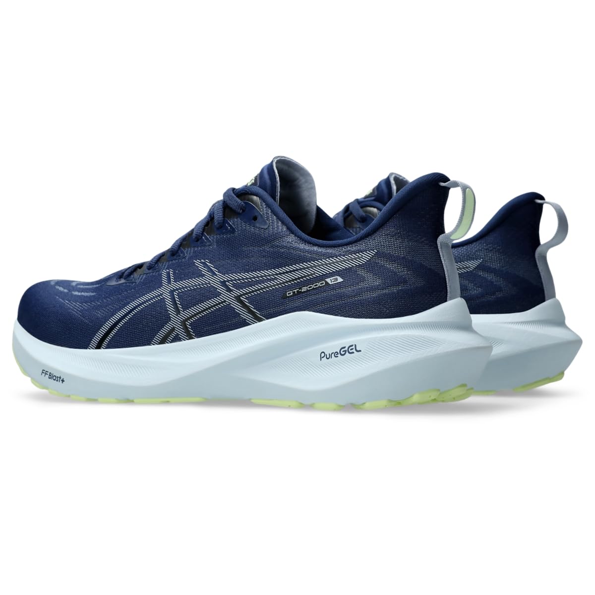 ASICS GT-2000 13 - Tenis de Correr para Hombre, Blue Expanse/Gris Azul, 47 EU