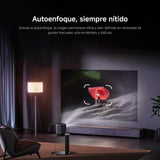 Xiaomi L1 Proyector Inteligente 1080P con Google TV & Netflix, Portátil Cine en Casa, Enfoque Auto & Keystone, HDR10/HLG, Pantalla 120", WiFi 5G Bluetooth, Audio Dolby, Proyector Exterior