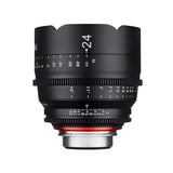 Rokinon Xeen XN24-C 24mm T1.5 Lente Profesional Cine para Canon EF, Negro