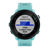 Garmin Forerunner 55 - Reloj inteligente para running con GPS, planes de entrenamiento, notificaciones y seguimiento del bienestar, Turquesa
