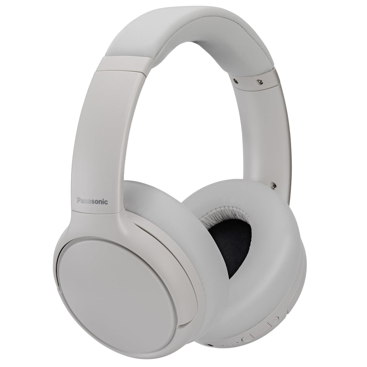 Panasonic M600, Auriculares inalámbricos con Cancelación Activa de Ruido Híbrida, Diseño Giratorio Supraaural, Bluetooth 5.3, Micrófono Integrado, hasta 65 Horas De Reproducción, Blanco, RB-M600BE-C