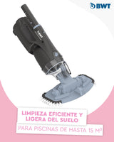Aspirador Piscina bateria FSA400 BWT inalámbrico Potente | sin Barra telescópica | limpiafondos Recargable ergonómico Ligero para Jacuzzi y SPA | aspiradora portátil eficiente con Filtro extraíble