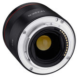ROKINON F1.8 - Lente compacta de Enfoque automático para Sony E-Mount (45 mm)