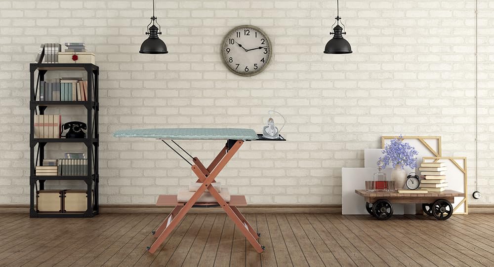 Foppapedretti Assai Tabla de Planchar, Natural, Dimensiones abiertas: H 85/88/91 | P 50 | L 123 cm