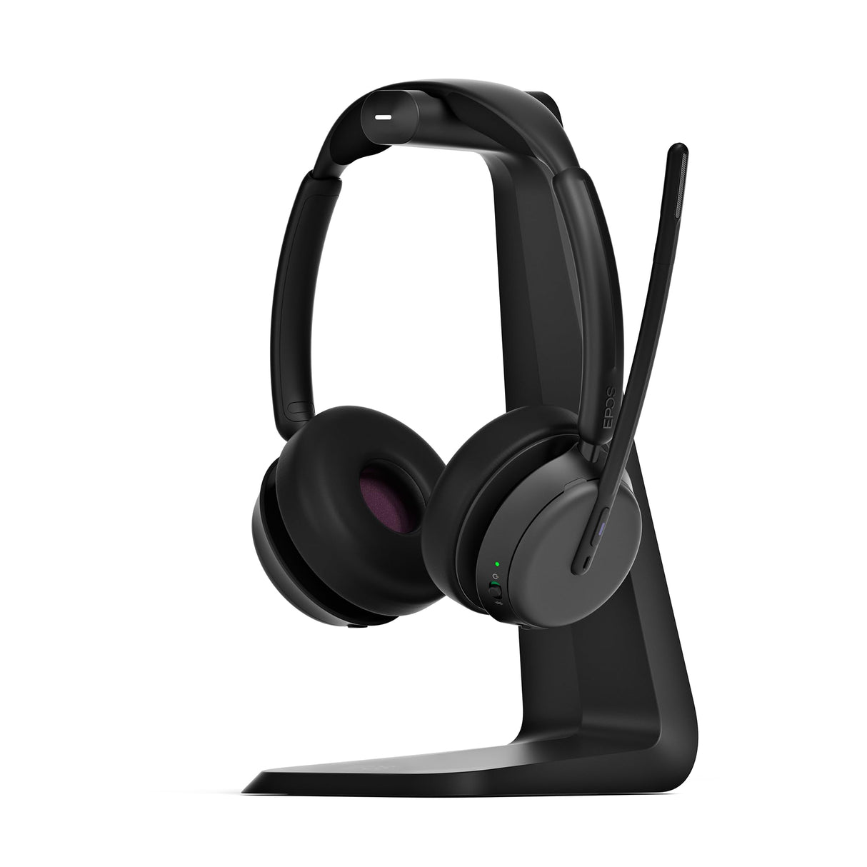 EPOS Impact 1061T ANC Stereo Bluetooth Headset Teams Zertifiziert mit Active Noice Cancelling (ANC) INKL. kontaktlose Ladestation