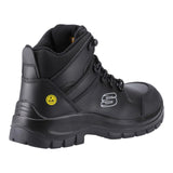 Skechers Men's Trophus Kilram Construction Boot, Black, 44 EU