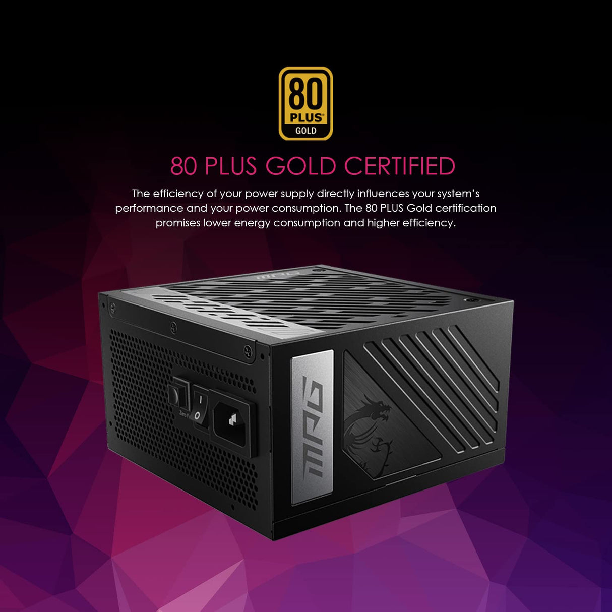 MSI MPG A850G PCIE5 850W 80 Plus Gold Full Modular