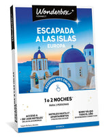 WONDERBOX Connect - Caja Regalo - Escapada a Las Islas - Europa - 1 o 2 Noches para 2 Personas Entre más de 1 600 hoteles en Las Islas Europeas