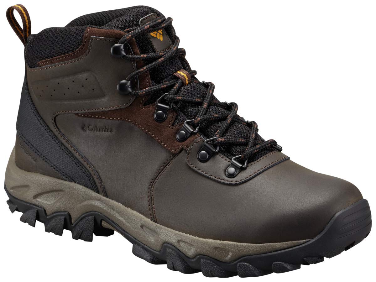 Columbia Newton Ridge Plus 2 WP, Botas Montaña de Senderismo, Hombre, Marrón (Cordovan/Squash 2023), 42.5 EU