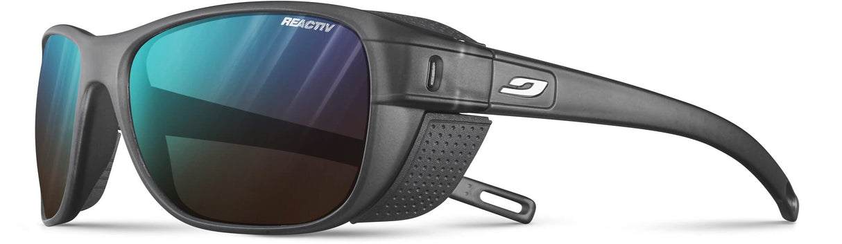 Julbo Camino Gafas DE Sol, Negro Translucido Mate/Gris, L Unisex Adulto