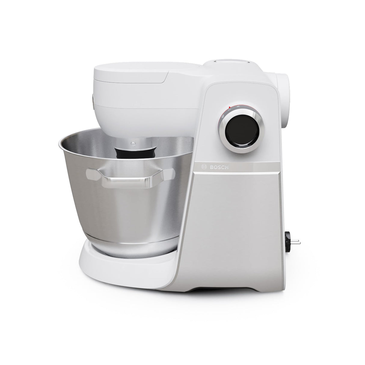Bosch - Robot de Cocina, Serie 6, 1600W, Amasado Planetario 3D, Set de Pastelería, Triturador, Batidora de vaso ThermoSafe, Blanco, MUMS6EW22