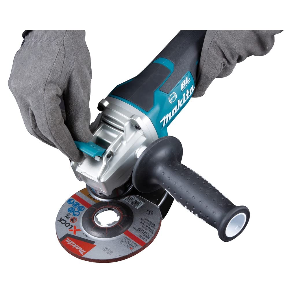 Makita DGA520ZX1 - Amoladora angular inalámbrica (18 V, con interruptor de paleta (sin batería, sin cargador)