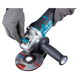 Makita DGA520ZX1 - Amoladora angular inalámbrica (18 V, con interruptor de paleta (sin batería, sin cargador)