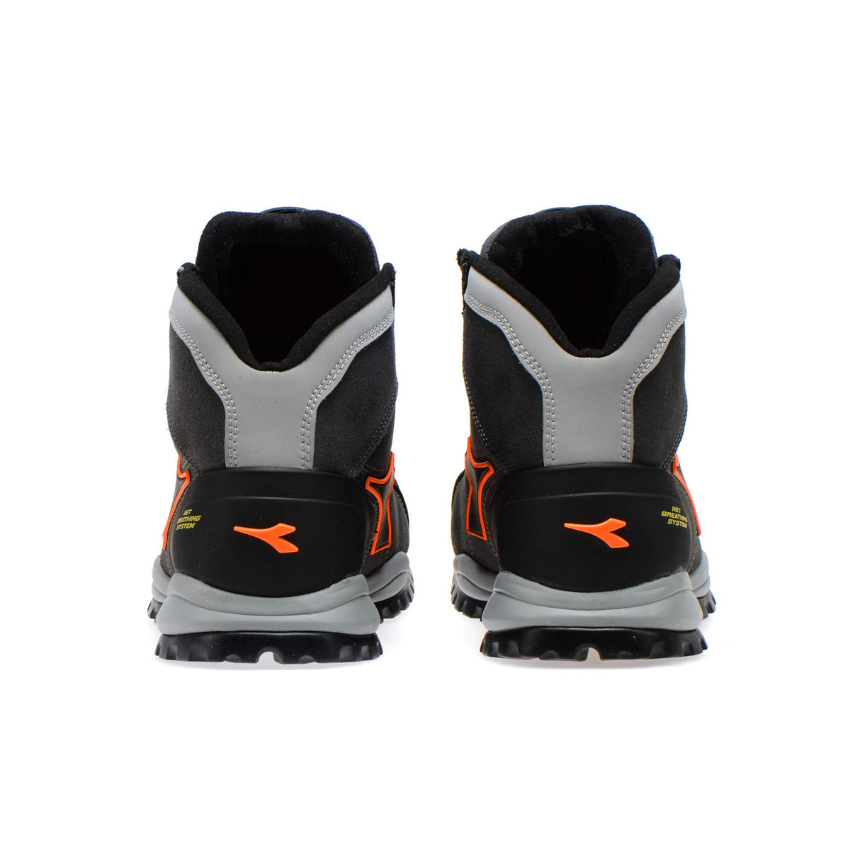 DIADORA Glove Tech HI Pro S3 Sra HRO ESD, Botas Hombre, Asphalt/Orange Fluo, 43 EU