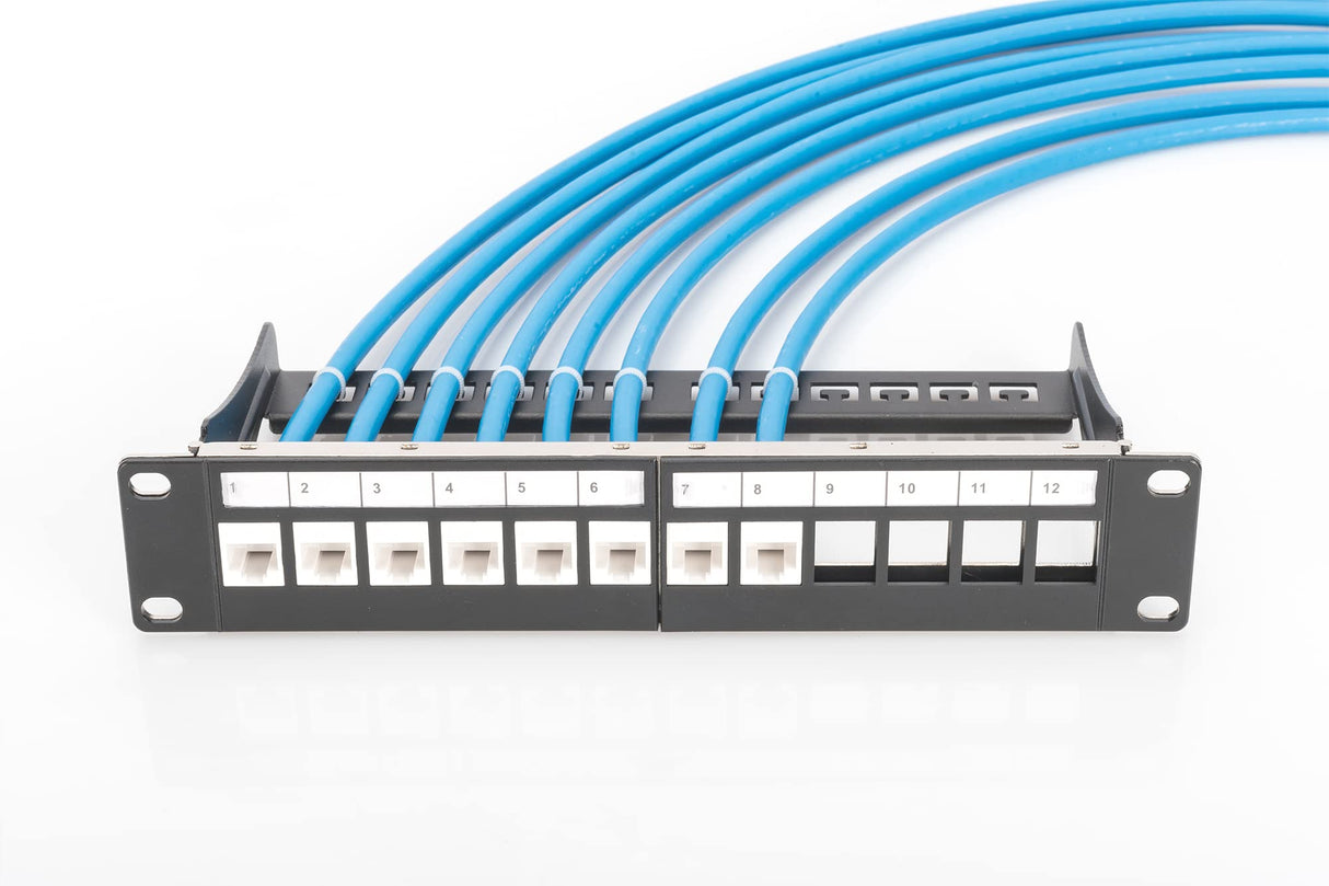 DIGITUS 305 m de Cable de red Cat 6A, U-UTP Simplex, BauPVO Eca, LSZH Libre de Halógenos, 500 MHz de cobre AWG 23/1, Compatible con PoE+, Cable LAN Cable de instalación Cable Ethernet, Azul