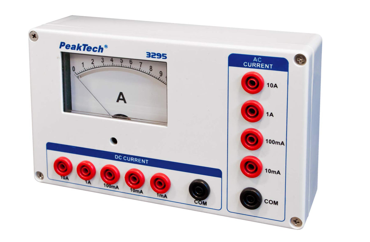 PeakTech, P 3295 Amperímetro analógico ~ 10A CA/CC