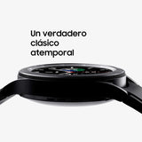 Samsung Galaxy Watch4 Classic – Smartwatch, Bisel Giratorio, Control de Salud, Seguimiento Deportivo, LTE, 42 mm, Color Plata (Version ES)