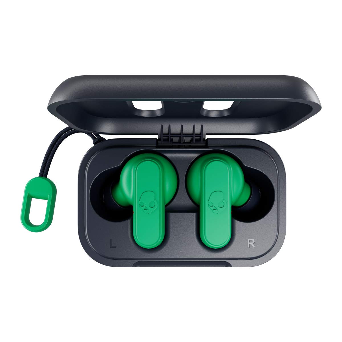 Skullcandy Dime Auriculares In-Ear Inalámbricos, 12 h de Autonomía, Micrófono, Compatibles con iPhone Android y Dispositivos Bluetooth - Azul