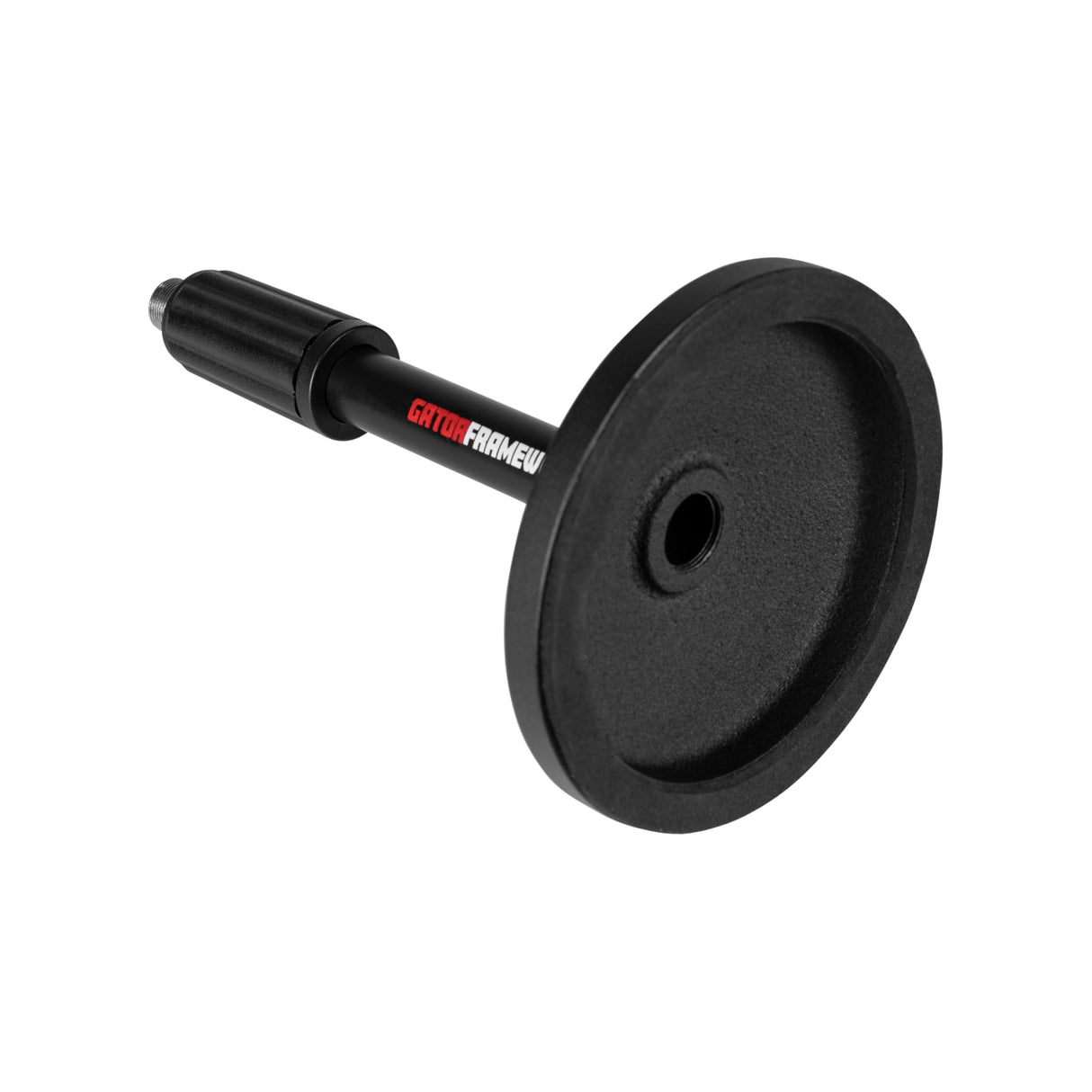 Gator Frameworks - Paquete de 2 soportes para micrófono de escritorio con (2) cables XLR de 10 pies; (GFW-MIC-DESKTOP-2PK)