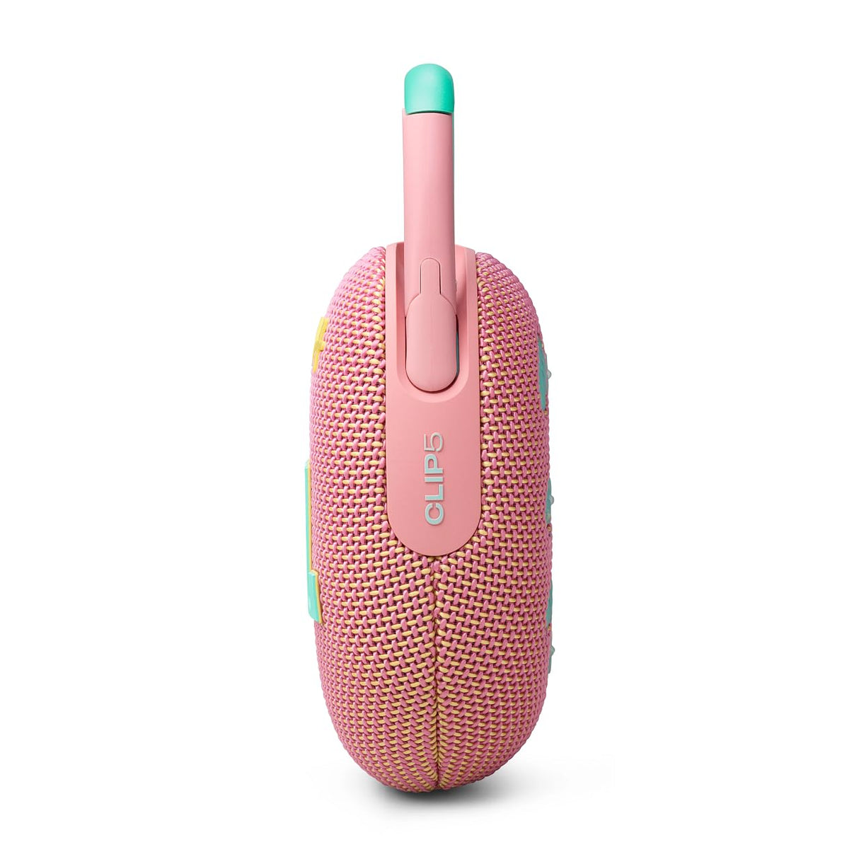 JBL Clip 5, Altavoz inalámbrico portátil con Bluetooth, resistente al agua y al polvo IP67, hasta 12h de reproducción y más con Playtime Boost activado, rosa