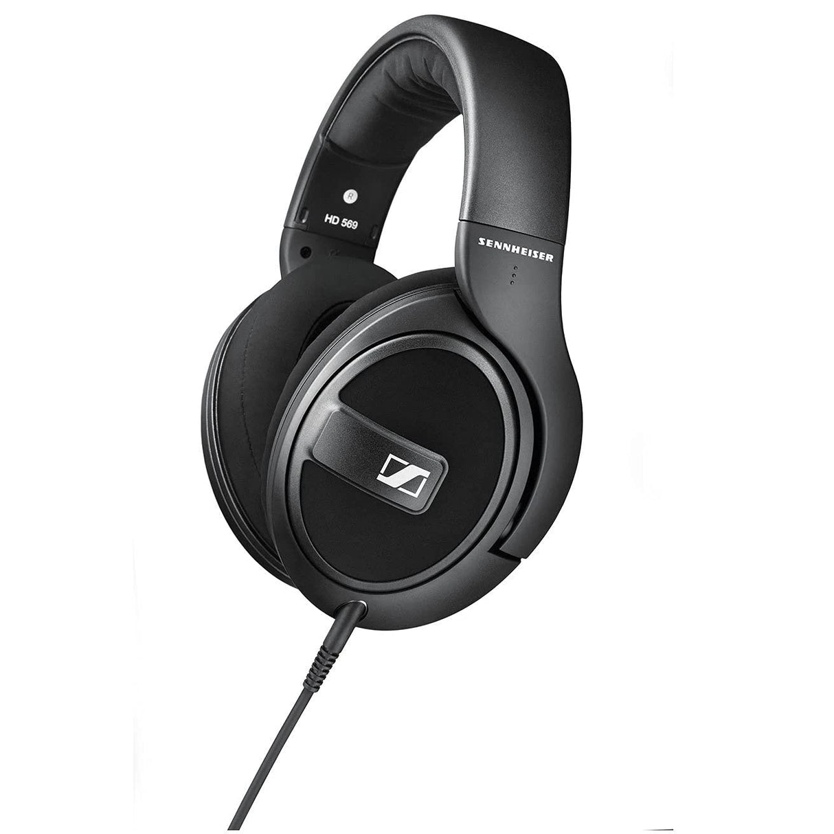 Sennheiser Auriculares HD 569 para colocar alrededor de la oreja y la parte trasera cerrada, color negro