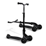 Globber - ULTIMUM - Patinete plegable de 3 ruedas para niños, adolescentes y adultos , Gris carbón