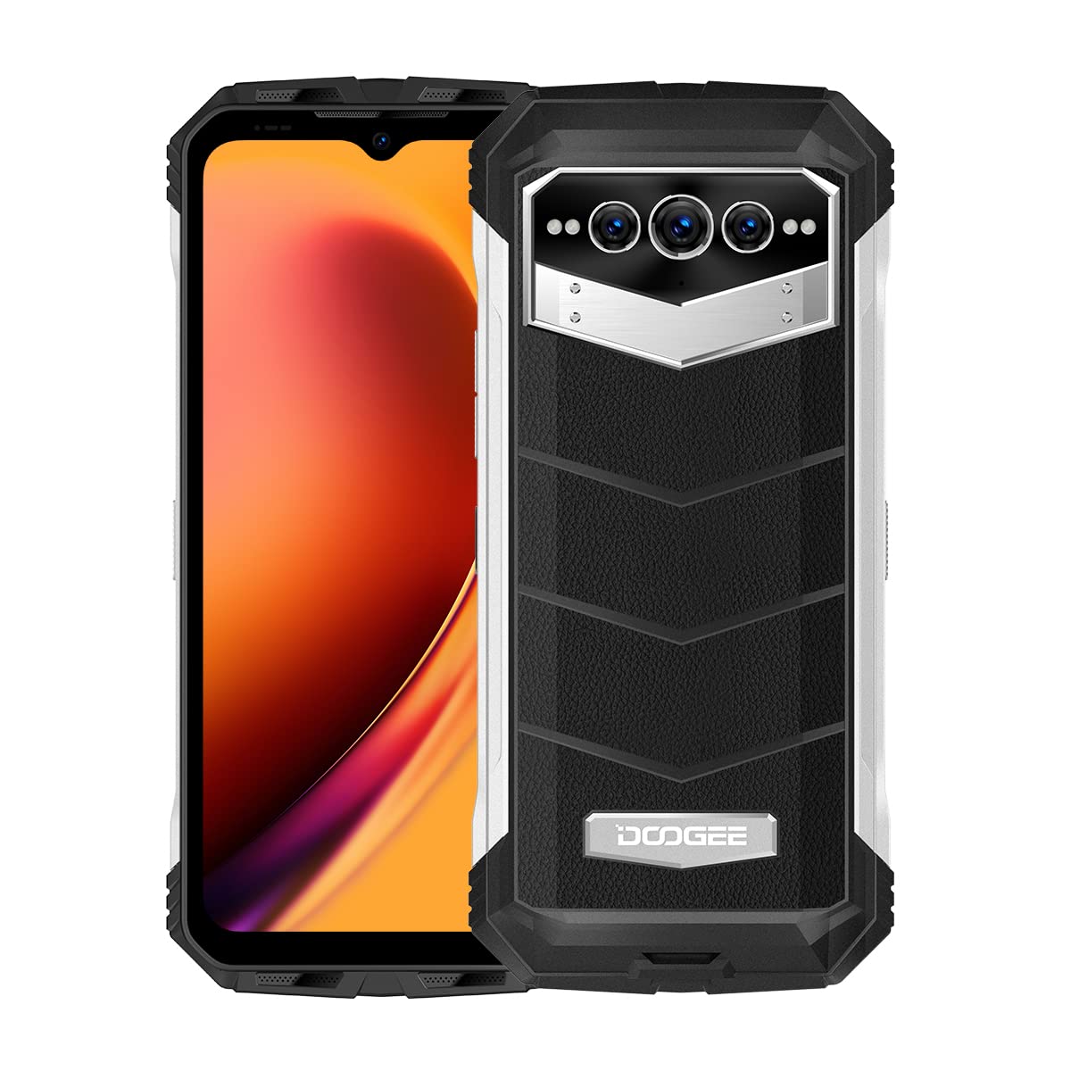 DOOGEE VMAX [2024] Movil Resistente Agua y Golpes 5G, 22000mAh Batería, Dimensity 1080, 20GB+256GB, 6.6" FHD+ 120Hz, Cámara Triple 108MP, Smartphone Irrompible Android IP68IP69K/NFC/Huella Dactilar