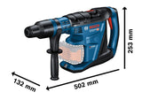 Bosch Professional BITURBO GBH 18V-40 C - Martillo perforador a batería (Brushless, 18V, 9,0 J, Ø máx. hormigón 40 mm, SDS max, 2 baterías ProCORE 5.5Ah, en XL-BOXX)