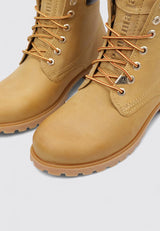 Panama Jack Panama 03 C1 - Náuticos de cuero hombre, color amarillo, talla 42