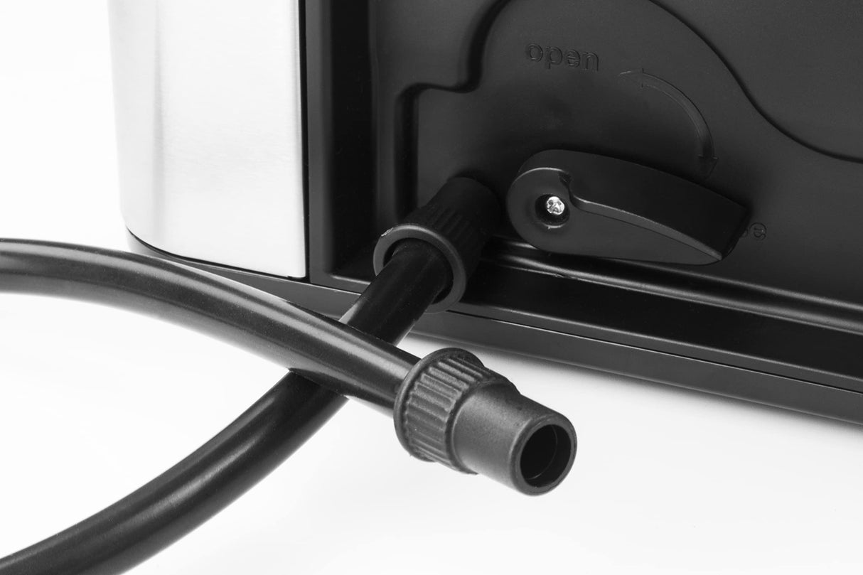 CASO SV 900 - Sous Vide roner cocina baja temperatura profesional para hasta 5 Sous Vide bolsas, 2000W, control preciso de 30 a 90 °C en incrementos de 0,1 °C, Con tecnología Caso FINETEMP, plateado