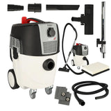 Dedra Aspirador en seco y húmedo para Uso con una lijadora de Yeso de 1600 W, Filtro vibratorio automático, Toma de Corriente integrada máx. 2000 W