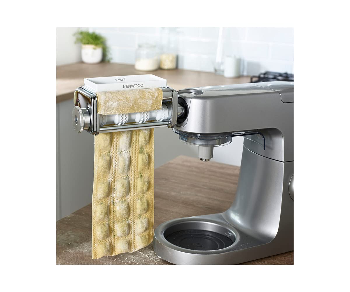 Kenwood KAX93.A0ME - Accesorio para robot de cocina (incluye embudo grande, cuchara de llenado y cepillo de limpieza, carcasa de acero inoxidable cromado)