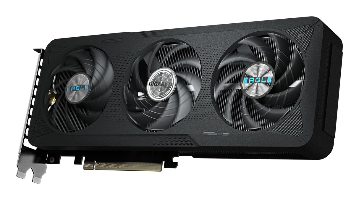 GIGABYTE GeForce RTX 5060 Eagle MAX OC 8G Tarjeta Gráfica – 8 GB GDDR7, 128 bits, PCI-E 5.0, frecuencia de núcleo 2550 MHz, 3 x DisplayPort, 1 x HDMI, NVIDIA DLSS 4, GV-N5060EAGLEMAX OC-8GD 1.0
