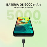 SPC Discovery 2 ME – Smartphone 6,75” HD+, 6GB RAM, 256GB Memoria Interna, Triple Cámara IA, NFC, 5000 mAh Carga rápida 18W, teléfono móvil Android 14, desbloqueo biometría – Deep Sky