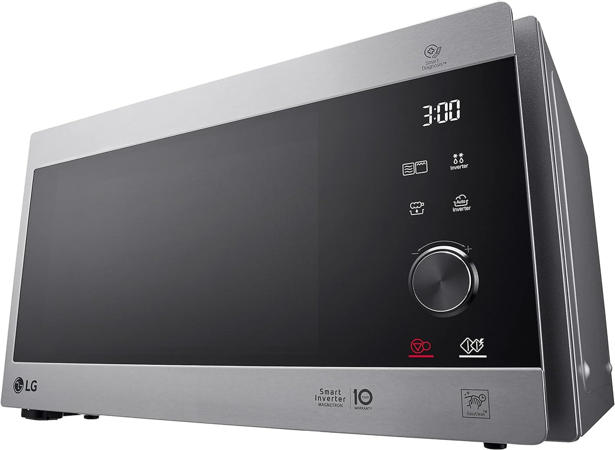 LG MH6565CPS Sobre el rango - Microondas (Sobre el rango, Microondas combinado, 25 L, 1000 W, Tocar, Plata, Acero inoxidable)