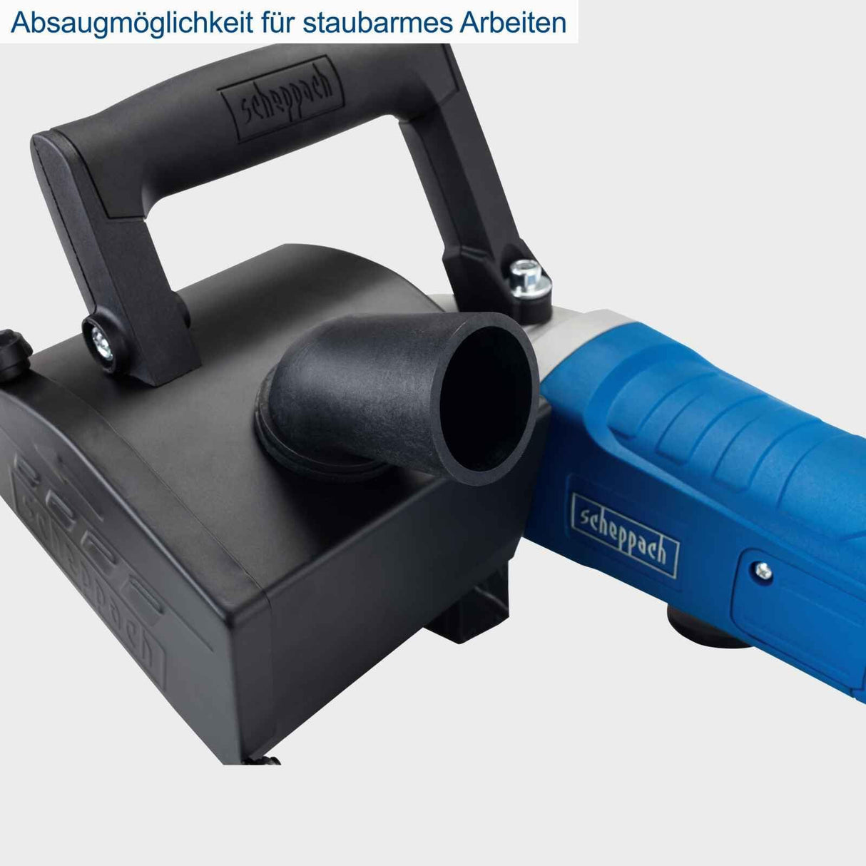 Scheppach Máquina de satén MRS1300 con arranque suave y potencia de 1300 W, incluye cepillo de latón, tiras abrasivas y cepillo de nailon, ancho de cepillo de 100 mm con diámetro de 120 mm, velocidad