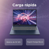 Lenovo IdeaPad Slim 5 Gen 10 - Ordenador Portátil 16" OLED 2.8K (Intel Core i7-13620H, Graficos Intel UHD, 24 GB RAM, 1TB SSD, Wi-Fi 6, Win 11 Home, Office Trial) Teclado QWERTY Español- Azul