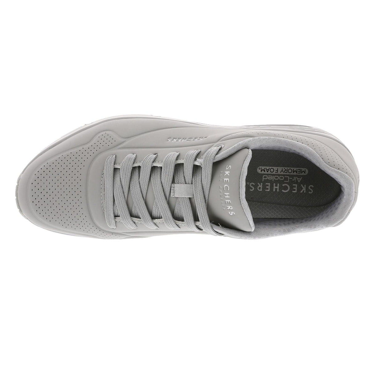 Skechers Uno Stand On Air, Zapatillas Hombre, Light Grey Durabuck Mesh, 48.5 EU