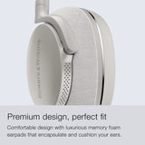 Bowers & Wilkins Px7 S2 - Auriculares Inalámbricos con Cancelación de Ruido con Bluetooth 5.0 Y Carga Rápida, 30 Horas de Reproducción Y Micrófono Integrado, Color Gris