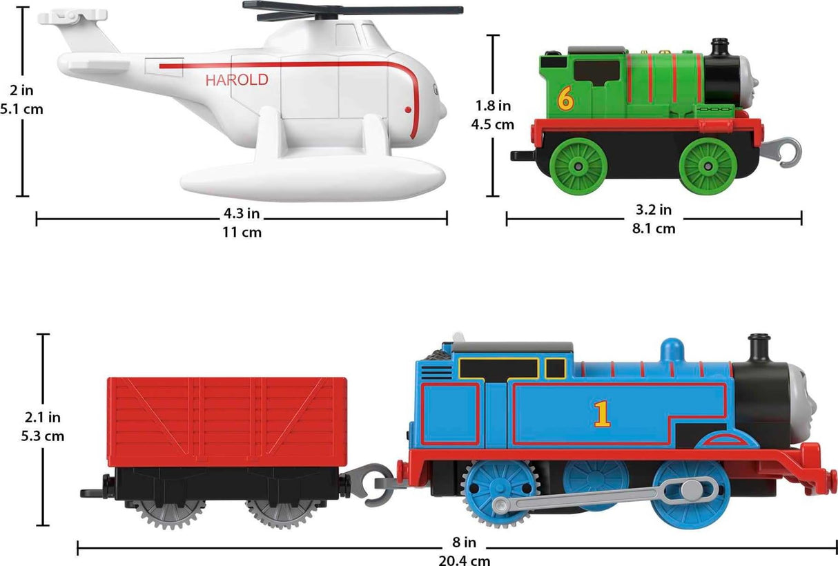 Conjunto de juego motorizado de supertorre de trenes y grúas de Thomas & Friends