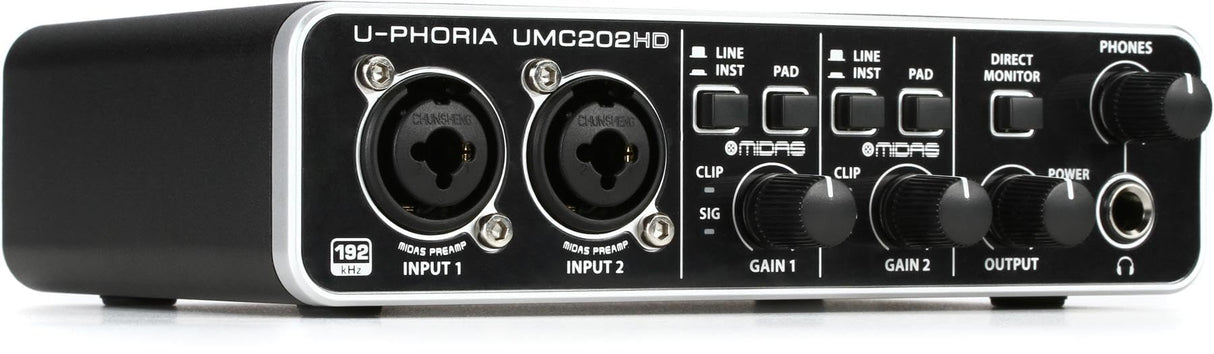 Behringer U-PHORIA UMC202HD Interface de audio/midi usb