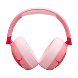JBL Junior 470 NC, Auriculares supraaurales e inalámbricos para niños, Bluetooth, cancelación Activa de Ruido, volúmen hasta 85 dB, 50 hrs de batería, Set de Pegatinas, diseño Plegable, Rosa