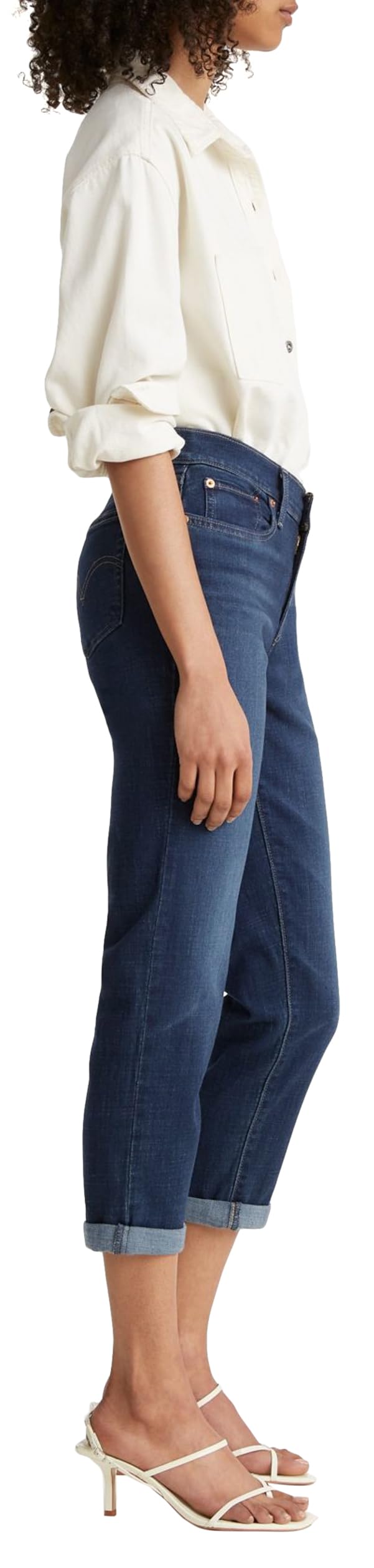 Levi's Mid Rise Boyfriend, Jeans para Mujer, Cobalt Layer, 28W / 27L