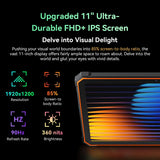 Blackview Active 10 Pro 5G Tablet Resistente, Batería 30,000mAh, Luz para Camping de 400lm, 11'' FHD+, Android 14 IP68 Tablet, 36GB+512GB(2TB Ampliable), Dual SIM 5G, 108MP+50MP+20MP, NFC GPS Negro