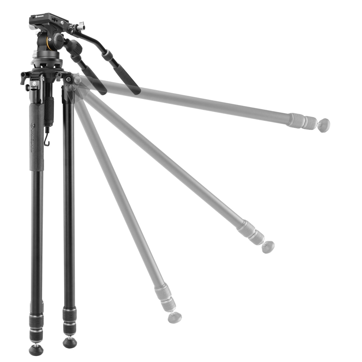 Vanguard Alta Pro 3VRL 303AV18 - Trípode de vídeo de Carbono con Base niveladora
