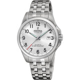 Festina Reloj Hombre F20696/1 Titanium Caja de Titanio Plateado Correa de Titanio Gris