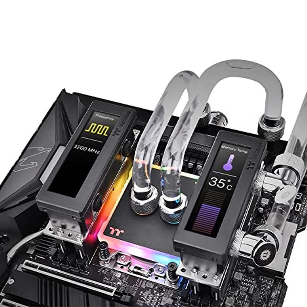 Thermaltake Pacific A2 Ultra Memory Water Block | Arbeitsspeicher-Kühler | 3.9" LCD-Display | PC-Watercooling